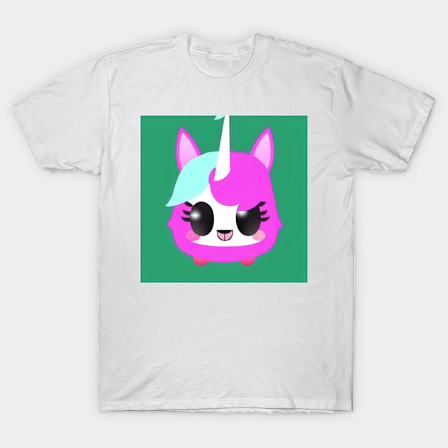 Cute Kawaii Baby Unicorn graphic - cute art for kids T-Shirt by thisishri